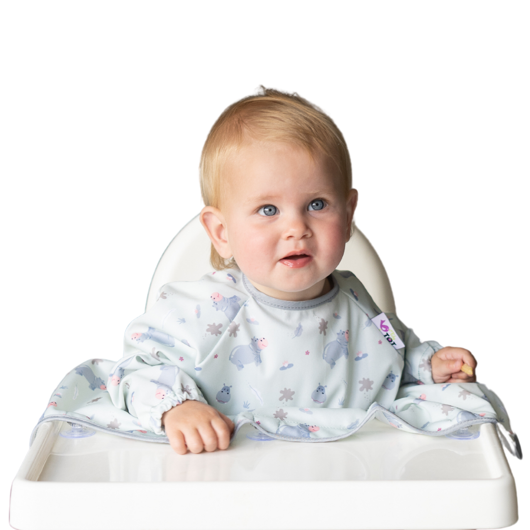 Bavoir bébé en silicone Ajustement réglable Bavoir imperméable à l'eau