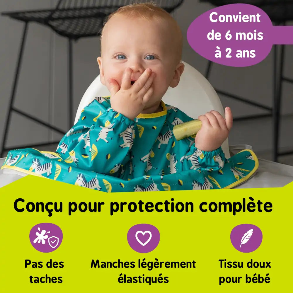 Kit bavoir bébé et plateau tidy tot Mon Ptit Hêtre Grenoble